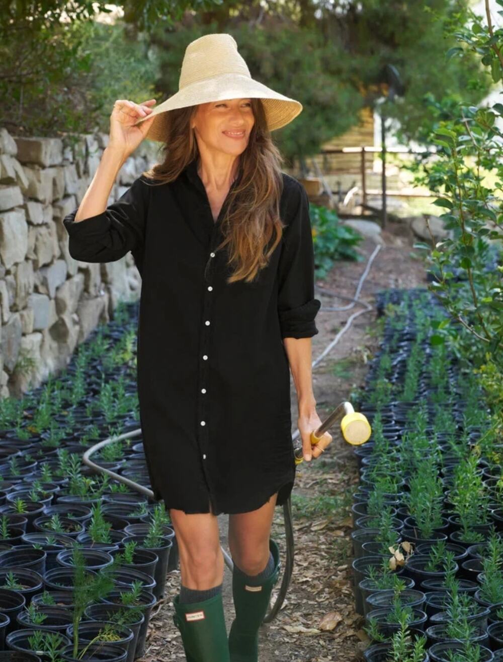 Frank & Eileen MARY Classic Famous Denim Shirtdress Dress in Black M NWOT $348